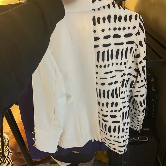 ❣️SOLD❣️Sylvia Mollie Spliced blazer - Picture 3 of 5